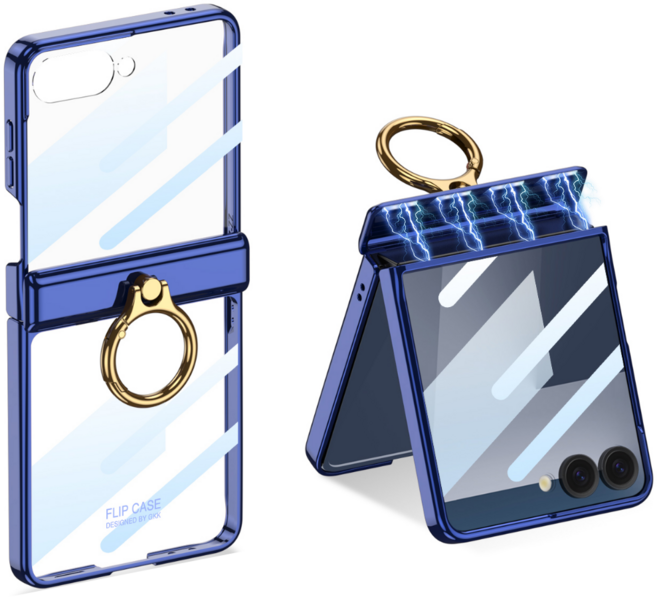 오마이 지투 링홀더 오토 마그네틱 힌지 풀가드 갤럭시 Z플립7 케이스 sm-f766