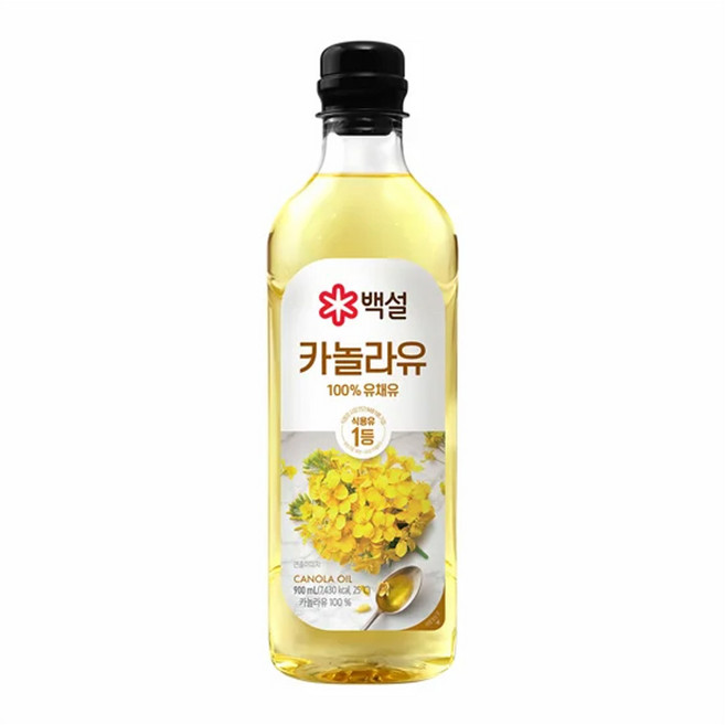 백설 카놀라유, 900ml, 1개
