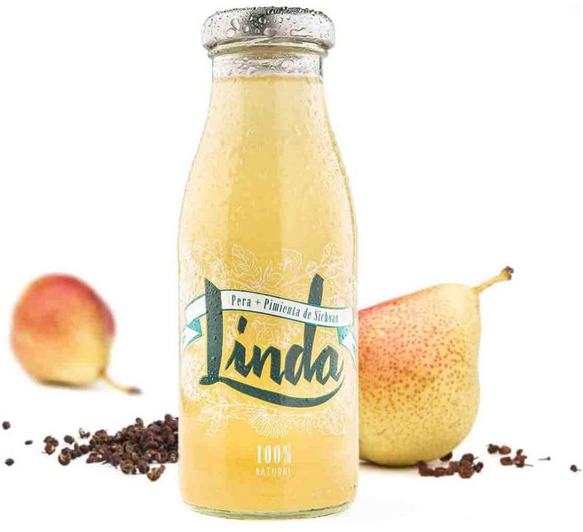 스페인 린다 사천 후추를 넣은 천연 배 주스 Linda Natural pear juice with Sichuan pepper, 9개, 250ml