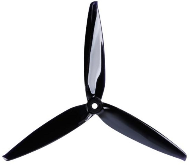 GemFan-FPV 블랙 프로펠러 7040 7 인치 3 블레이드/트라이 16 개/8 쌍 CW FPV 부품용, 한개옵션0