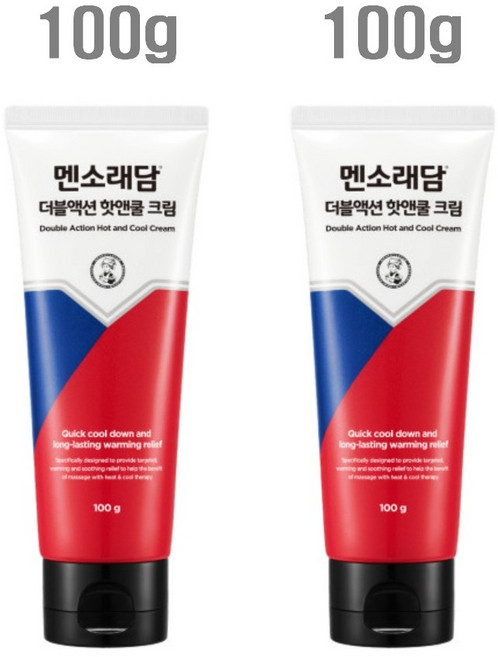 멘소래담 더블액션 핫앤쿨 크림 80g, 200g, 6개
