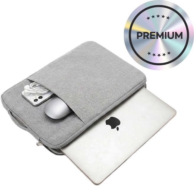 다비온 옥스포드 노트북 파우치 태블릿 케이스, 1개, 그레이