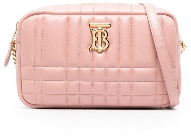 BURBERRY LOLA 小羊皮絎縫格紋斜背包