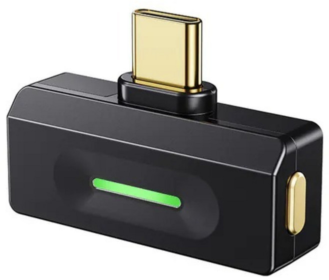 FIIO AIR LINK Hi-Fi 藍牙解碼發射器 藍牙 6.0 支援 LDAC、aptX Lossless, 黑色, 1個