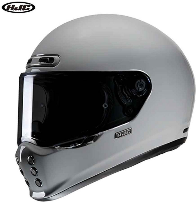 HJC 풀페이스 헬멧 앤그레이 V10 SOLID N.GRAY, M (57-58)