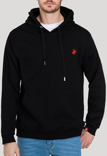 비버리힐즈폴로클럽 남여공용 특양면 자수로고 후드 티셔츠 EPG9T00