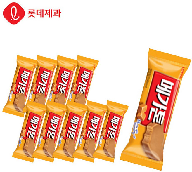 [본사직영]롯데제과 메가톤 X 10개 아이스크림, 70ml