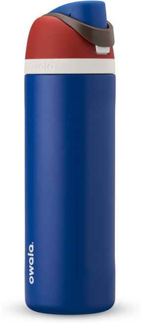 오왈라 Star Wars FreeSip 24온스 Owala 여행용 물병, 마블, 병, 아이언 맨, 1개