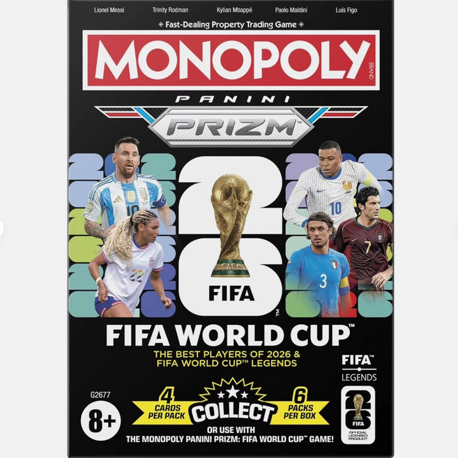 2026 Panini Prizm Monopoly FIFA World Cup Blaster Box, 1개