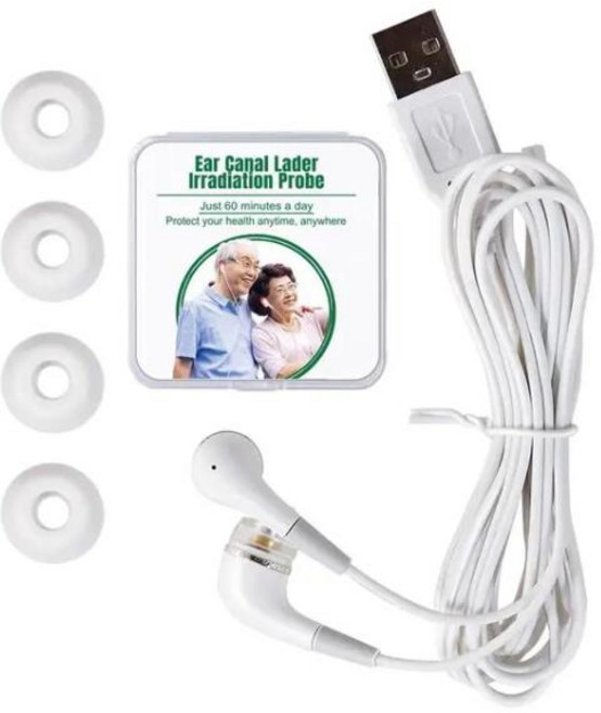 이명 귀 레이저 방사선 물리 귀마개 중이염 난청 코 비염, [01] White, 1개