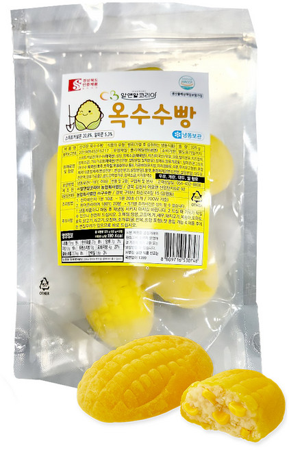 알앤알 갓 구운 옥수수빵 325g, 3개