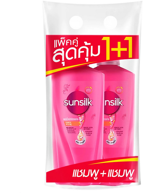 썬실크 샴푸 핑크색 Smooth & Manageable 스무스앤매니저블 325ml 2개 총650ml, 1개, 650ml