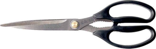 오복가위 업소용 가정용 주방 조리 식당 잘잘리는 가위 대륙씨저스코리아, 1개, 블랙