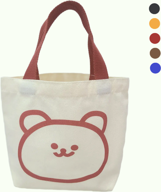 루&Home 미니 곰돌이 멍멍이 에코백 mini