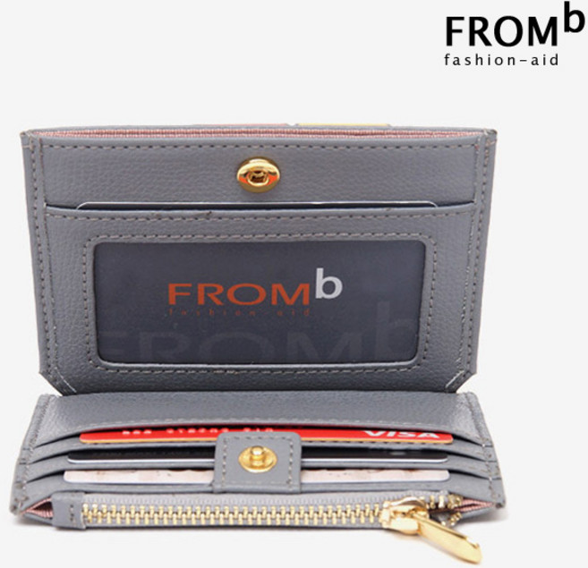 프롬비 천연소가죽 케리 여성지갑 카드지갑