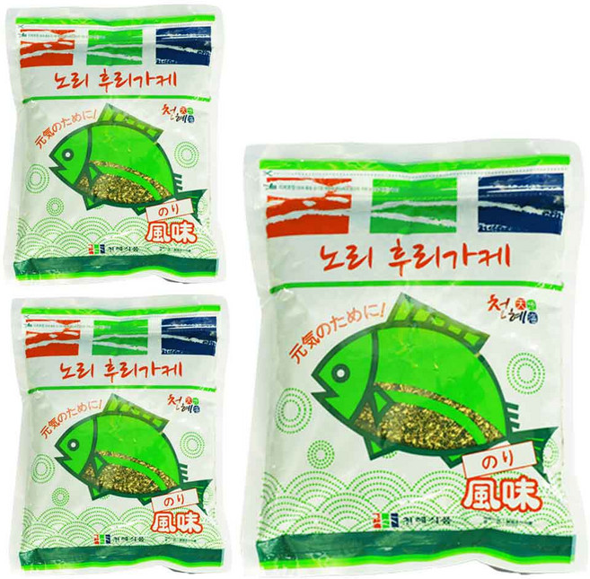 천혜식품 노리 후리가케, 500g, 3개