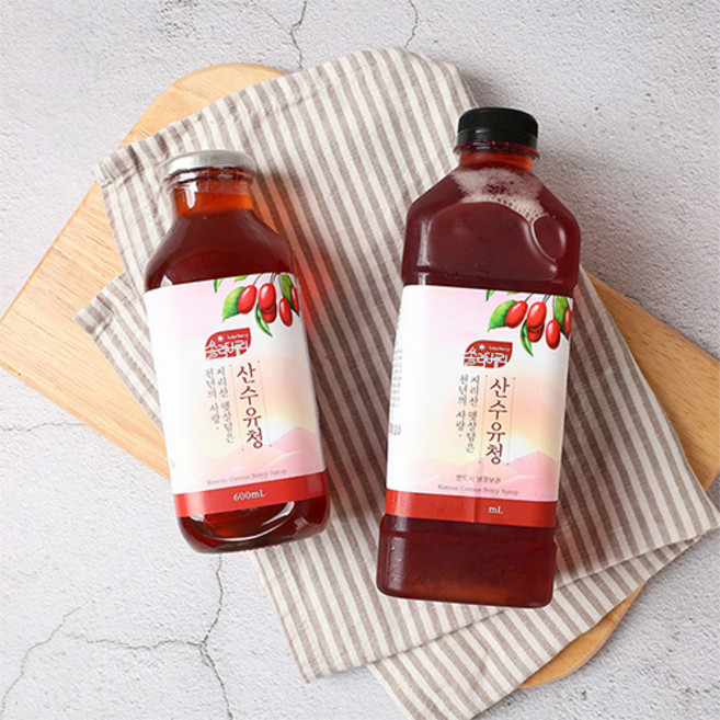 지리산 구례 산수유청 과일청 1000ml, 1L, 1개