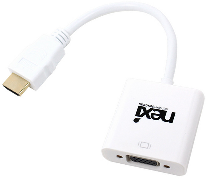 넥시 HDMI to VGA RGB 컨버터 오디오 미지원 NX358, 1개