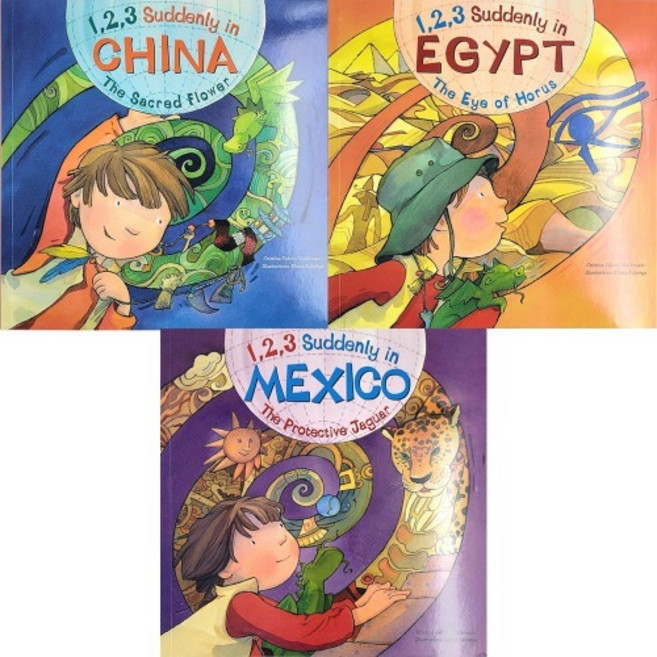 1 2 3 Suddenly In 세계 문화 그림책 영어원서 초등 사회 문화 전설 AR 4점대 (3종 택1), B.Egypt