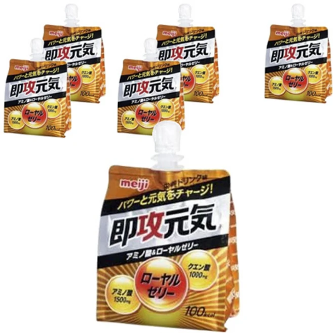 메이지 즉공원기 아미노산 & 로열젤리 에너지 드링크 맛, 180g, 6개 - 쿠팡