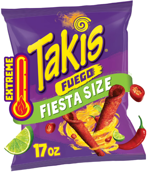 타키스 푸에고 피에스타 핫칠리 페퍼 앤 라임 토르티야칩