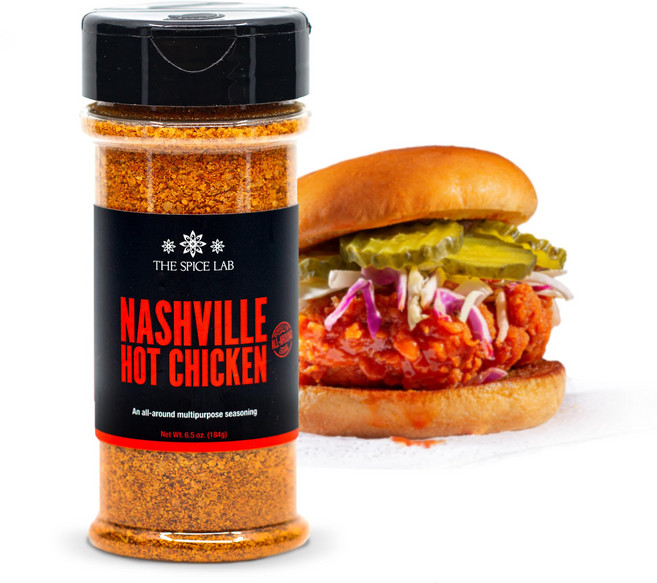 The Spice Lab Nashville Hot Chick The Spice Lab Nashville Hot Chicken Seasoning - All Purpose Spicy, 6.5 Ounce Shaker Jar - Pack of, 1개