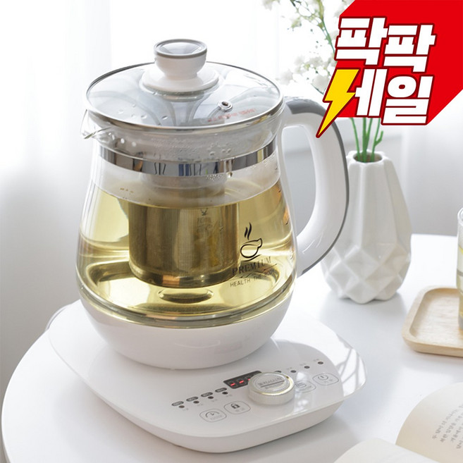 모닝컴 1.7L 만능쿠커 건강 다용도 보온 차탕기, DWM-2296CY