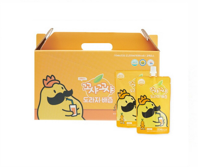 [꼬샤꼬샤] 신지식농업인장 도라지 배즙 110ml 스탠딩형