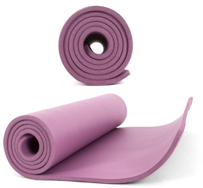 아이워너 NBR 요가매트 10mm(오키드 퍼플), 퍼플, 1개