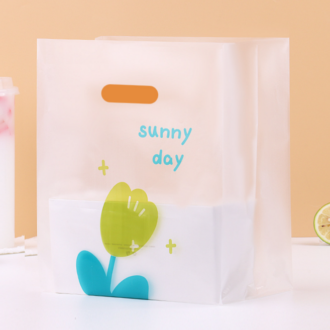 위캔바이 4면 확장형 반투명 PE 포장봉투, 50개, 써니