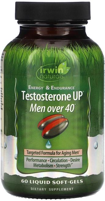 Irwin Naturals 테스토스테론 UP 만 40세 이상 남성용 액상 소프트젤 60정, Irwin Naturals 테스토스테론..., 1개 - 쿠팡