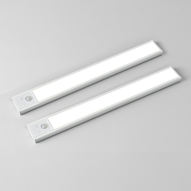 HK.sell 리헤로 충전식 무선 3컬러 LED 센서바, 화이트