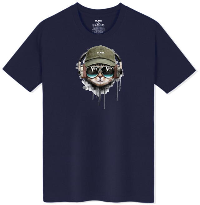 JYFASHION 캡캣 빅사이즈 S~4XL 반팔 티셔츠