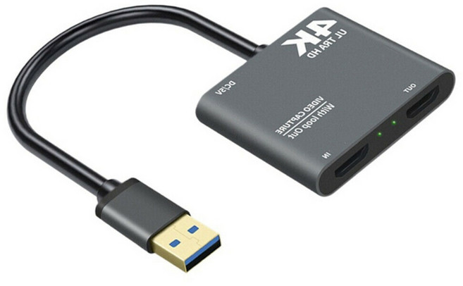 비디오 캡처 카드 HDMI-USB 3.04K 1080P 루프 아웃 오디오 그랩버와 호환
