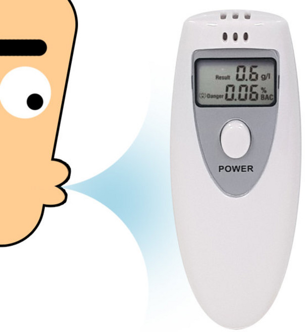 휴대용 음주측정기 (혈중 알콜농도 음주단속기 스마트, B-78839180, 1개