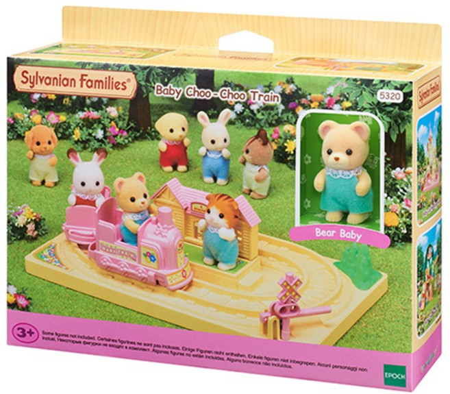 실바니안패밀리 실바니안 아기 기차놀이 피규어, 1개