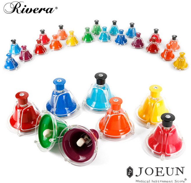 [리베라] 20음 터치벨 HBLC-020N Handbell 핸즈벨 세트, 단품, 1개