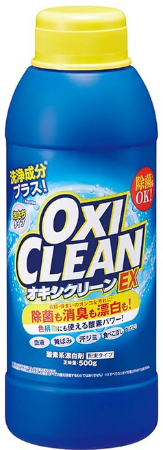 OXICLEAN(옥시크린) EX 500g 산소계 표백제 담금질 얼룩 제거, 1개