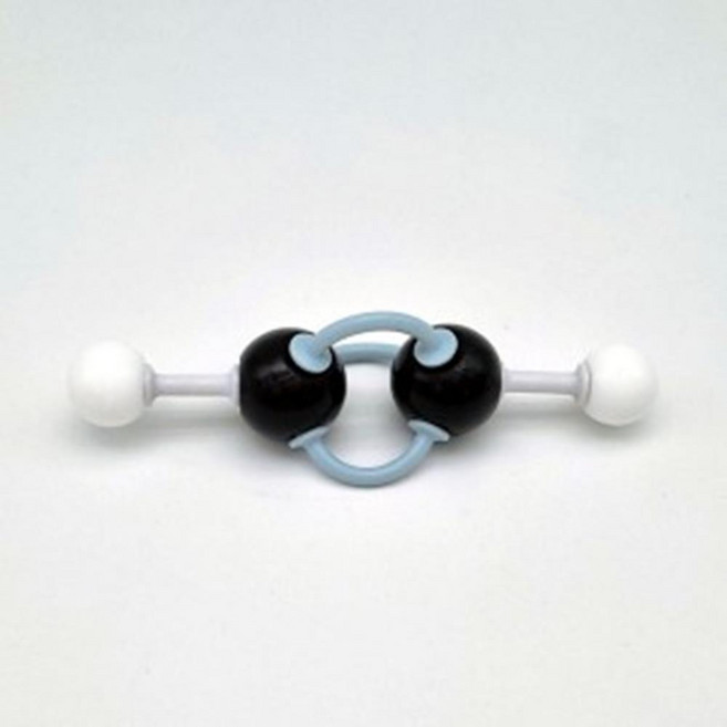 중등과학 5인용 아세틸렌 분자 구조 모형 만들기 5p 화합물 놀이키트 원자 홈스쿨, 1개