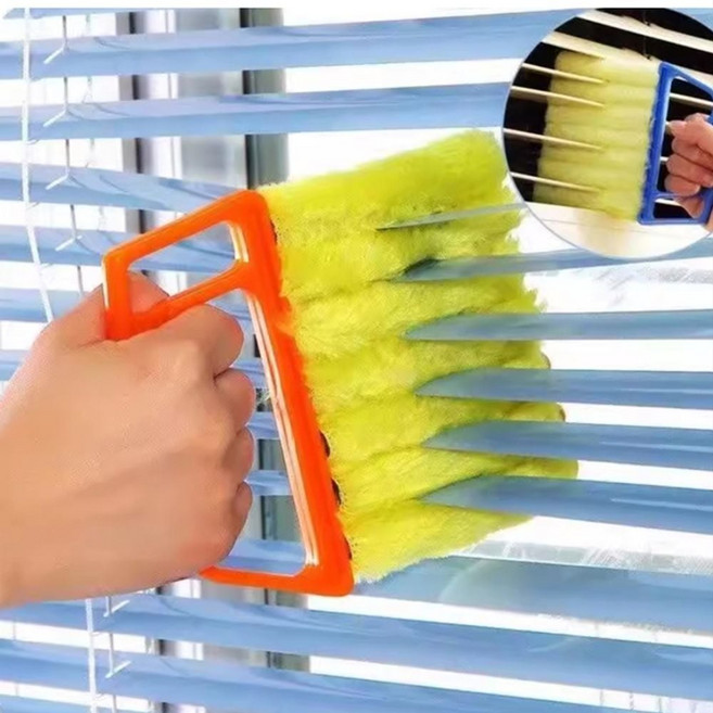 에어컨 베란다 틈새 우드 블라인드 창틀 청소솔, 단품, 1