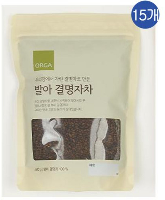 올가 발아 결명자차, 400g, 1개, 15개