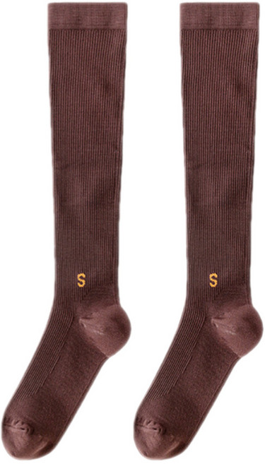 미니멀모다 여성 종아리 압박 니삭스 운동 골프 요가 양말