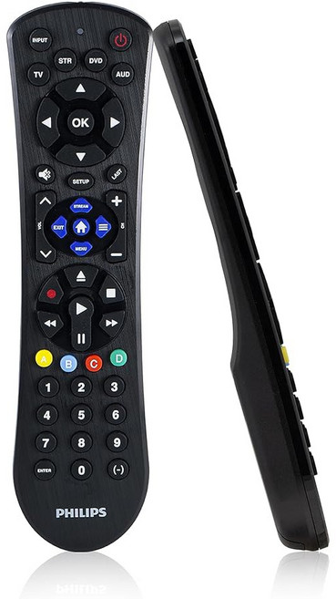 비지오 샤프 로쿠 TV RCA 스마트 스트리밍 플레이어 DVD 심플 셋업 4-디바이스 블랙 SRP9243B /27, Black, 6 Device