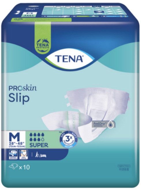 테나 남녀공용 수퍼 성인기저귀, 대형, 10개입, 3개