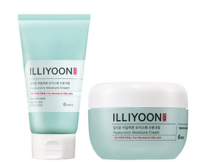 일리윤 사계절 수분크림 히알루론 모이스춰 100ml 2입, 단지형 100ml, 튜브형 100ml