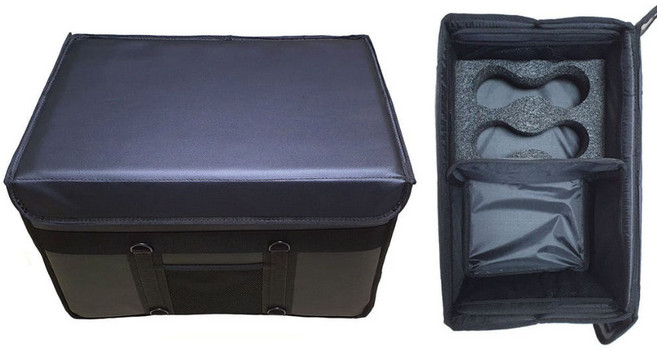 오토바이 바이크 보온보냉 배달가방 자석타입 고급형바스켓 버거가방 65L, 1개