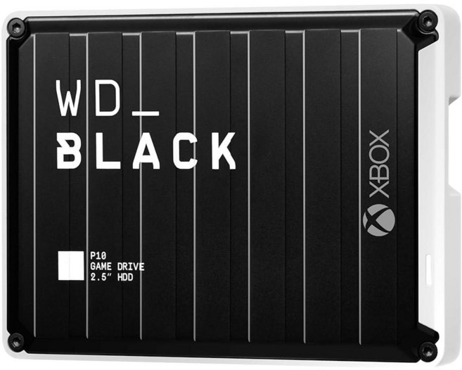 [아마존4.5+ 미국출고 201446] WD_BLACK 4TB P10 게임드라이브 Xbox용 휴대용 외장 하드 드라이브HDD Xbox 게임 패스 1개월 포함 (WDBA5G004