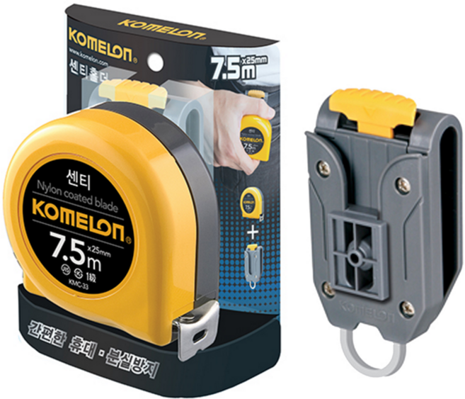 코메론 줄자 센티홀더7.5m, 1개