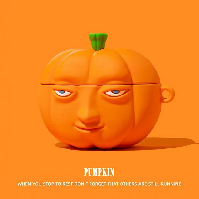 레드미 버즈6 프로 케이스 키위 키링 실리콘 커버, 레드미 버드 6pro, 16 호박+링 실리콘 후크