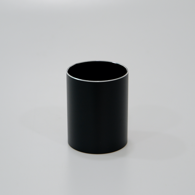 소프트헤드라이트 스탠다드 메탈 연필꽂이 사무실 데스크테리어, 블랙, 1개